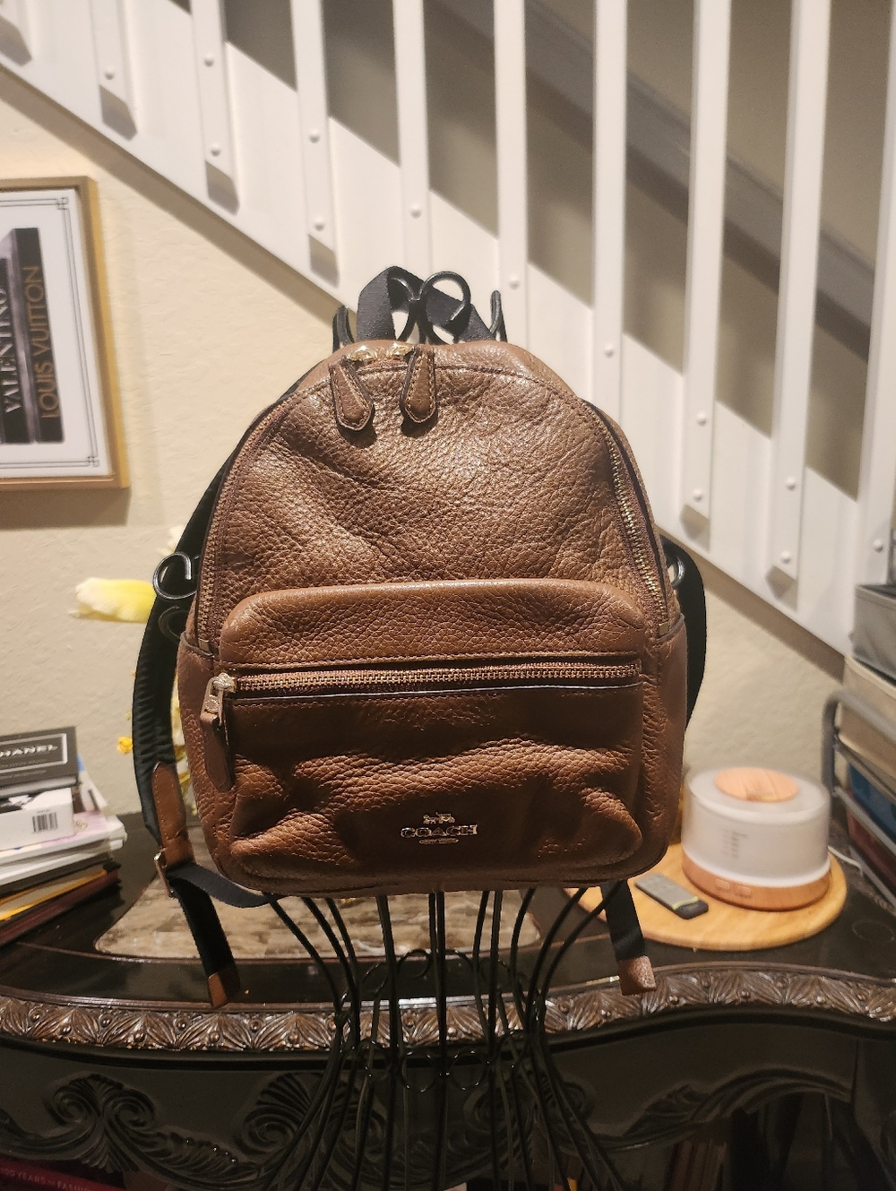Coach mini Charlie leather Backpack